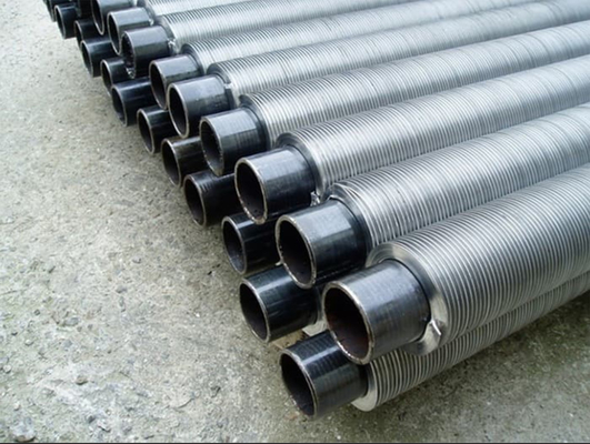 TUV Titanium Fin Tube Rury żebrowane Wymienniki ciepła Petrochemia Lotnictwo