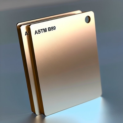 ASTM B898 Brązowa płyta metalowa, automatycznie polerowana do produkcji tytanu i metali platerowanych