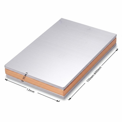 Płyta tytanowa platerowana o grubości 2-12 mm z materiałem metalowym platerowanym miedzią o długości 100 mm-6000 mm