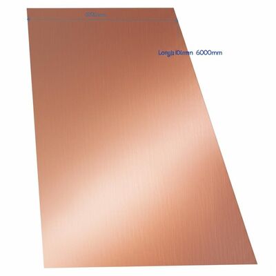 Długość 100 mm 6000 mm Płytka ze stopem miedzi ASTM B898 Płytka metalowa przeznaczona do produkcji elektromechanicznej i konstrukcyjnej
