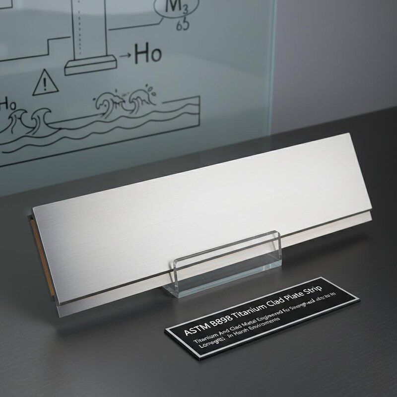 ASTM B898 Tytanowo pokryte tablice taśmowe Tytanowe i pokryte metalowe, zaprojektowane z myślą o wytrzymałości i trwałości w trudnych warunkach